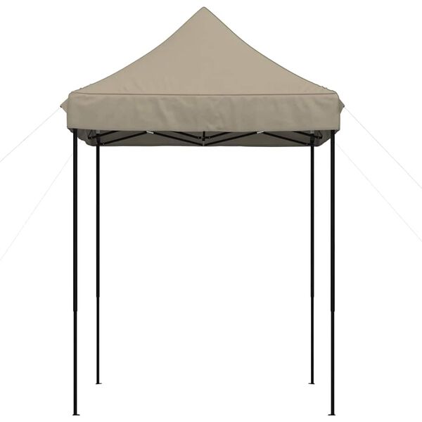 vidaXL Taitettava pop-up juhlateltta taupe 200x200x306 cm