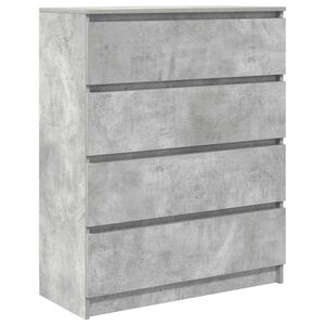 vidaXL Senkki betoninharmaa 80x35x99 cm tekninen puu