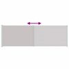 vidaXL Terassin sisäänvedettävä sivumarkiisi 200x600 cm harmaa