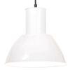 vidaXL Riippuvalaisin 25 W valkoinen py&ouml;re&auml; 28,5 cm E27