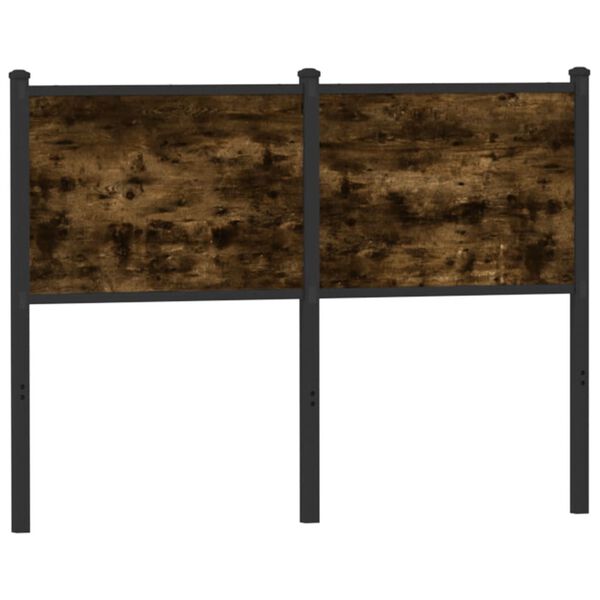 vidaXL Vaihdettava s&auml;ngynp&auml;&auml;ty savutammi 120 cm tekninen puu ja ter&auml;s