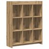 vidaXL Kirjahylly 9 tasoa 87,5 x 30 x 111 cm Tekninen puu