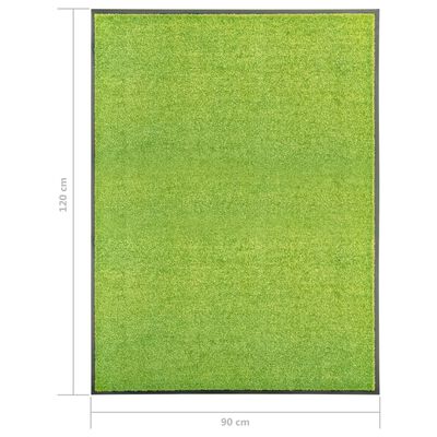 vidaXL Ovimatto pestävä vihreä 90x120 cm