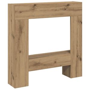 vidaXL Takkakehys artesaani tammi 81x18x82 cm tekninen puu