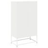 vidaXL Highboard Valkoinen 68x39x123 cm Teräs