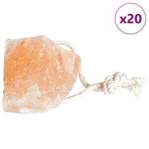 vidaXL Suolalikki Kivet Pinkki Suolakivimateriaali