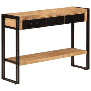 vidaXL Konsolip&ouml;yt&auml; 110x30x76 cm t&auml;ysi mangopuu