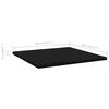 vidaXL Kirjahyllytasot 8 kpl musta 40x40x1,5 cm lastulevy