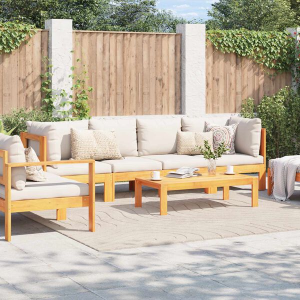 vidaXL Alue matot Neli&ouml; PALMERAS Beige 240 x 240 cm Polyesteri