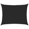 vidaXL Aurinkopurje 160 g/m&sup2; musta 6x8 m HDPE