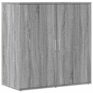vidaXL Senkki harmaa Sonoma 79x38x80 cm tekninen puu