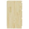 vidaXL Yöpöytä 60x36x64 cm täysi kuusi