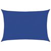 vidaXL Aurinkopurje 160 g/m&sup2; suorakaide sininen 5x6 m HDPE