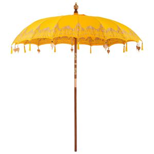 vidaXL Balineesi Aurinkovarjo Keltainen 215 x 215 x 260 cm