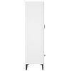 vidaXL Kaappi valkoinen 70x31x115 cm tekninen puu