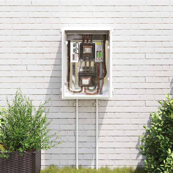 vidaXL Ohjauskabinetti Harmaa 50 x 24,5 x 70 cm ABS-muovi