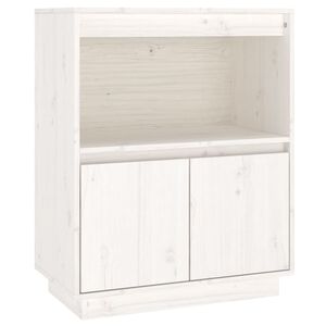 vidaXL Senkki valkoinen 60x34x75 cm t&auml;ysi m&auml;nty