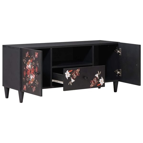 vidaXL S&auml;ilytyskaapit Moniv&auml;rinen 105 x 33,5 x 46 cm Kiinte&auml; mango puu