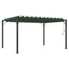vidaXL Gazebo, jossa on s&auml;ilytyskatos 3 x 4 x 2,14 m Vihre&auml;