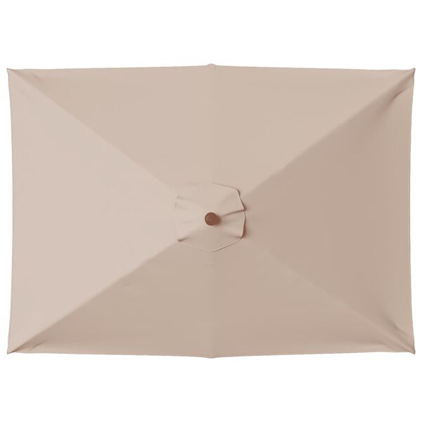 vidaXL Aurinkovarjo puurunko 150x200 cm ruskeanharmaa