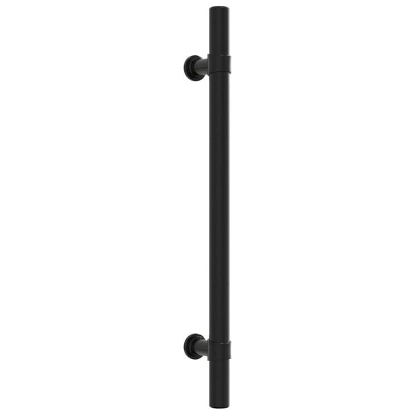 vidaXL Kaapin kahvat 20 kpl musta 160 mm ruostumaton ter&auml;s