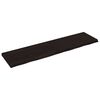 vidaXL P&ouml;yt&auml;levy tummanruskea 200x50x(2-6) cm k&auml;sitelty t&auml;ystammi