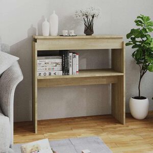 vidaXL Konsolip&ouml;yt&auml; Sonoma-tammi 80x30x80 cm tekninen puu