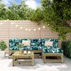 vidaXL 5-osainen Puutarhasohvasarja kyll&auml;stetty m&auml;nty