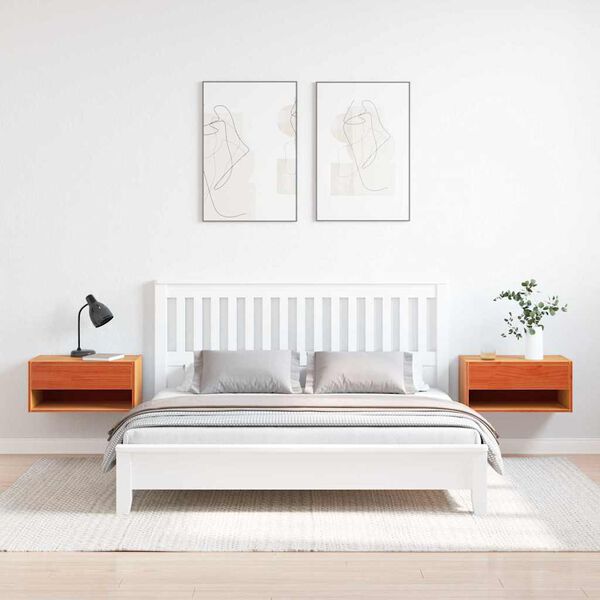 vidaXL Y&ouml;p&ouml;yt&auml; 2 pcs Vaha ruskea 50 x 32,5 x 24 cm T&auml;ysi m&auml;nty