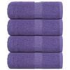 vidaXL Pesupyyhkeet SAMMAKO 4 kpl violetti 30x30 cm 360 gsm