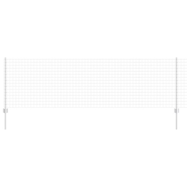 vidaXL Aita ja Tuki Hopea 0,8 x 10 m Ter&auml;s