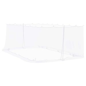 vidaXL Hyttysverkko kaikille 220 mesh valkoinen 3 x 6 x 2 m Polyesteri