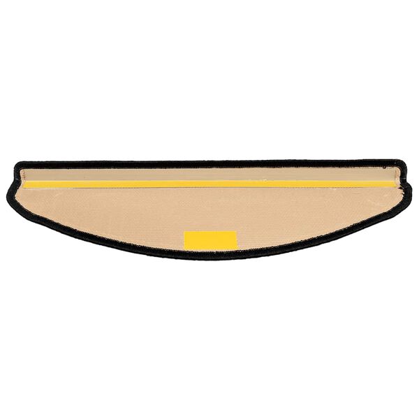 vidaXL Itsekiinnittyv&auml;t porrasmatot 15 kpl musta ja harmaa 65x21x4 cm