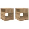 vidaXL P&auml;&auml;typ&ouml;yt&auml; 2 pcs Artisan tammi 40,5 x 40 x 45 cm Tekninen puu
