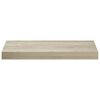 vidaXL Kelluvat sein&auml;hyllyt 2 kpl tammen v&auml;rinen 50x23x3,8 cm MDF