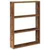 vidaXL Sein&auml;hylly Old Wood 43x9x60 cm Engineered Wood