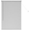 vidaXL Venetsialaiset Verhot Hopea 130 x 90 cm Alumiini