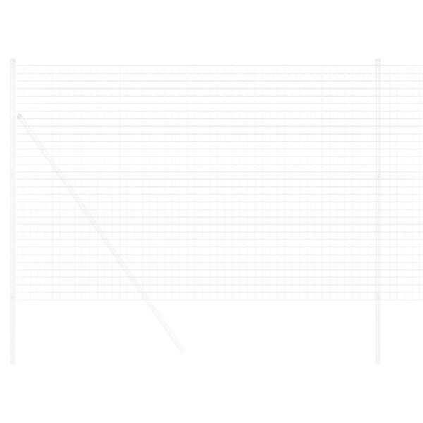 vidaXL Euroaita Hopea 1.5 x 10 m Kuumasinkitty rauta