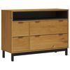 vidaXL Lipasto FLAM 110x40x80 cm t&auml;ysi m&auml;nty