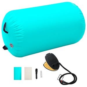 vidaXL T&auml;ytett&auml;v&auml; voimistelurulla pumpulla 100x60 cm PVC vihre&auml;