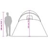 vidaXL Perheteltta kupoli 6 henkil&ouml;lle vihre&auml; vedenkest&auml;v&auml;