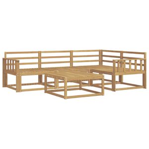 vidaXL Ulkosohvakokoelma 5 pcs valkoinen 79 x 79 x 37 cm