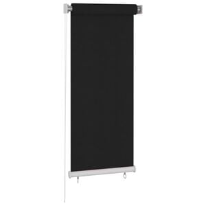 vidaXL Rullaverho ulkotiloihin 60x140 cm musta