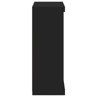 vidaXL Senkki LED-valoilla musta 60,5x37x100 cm