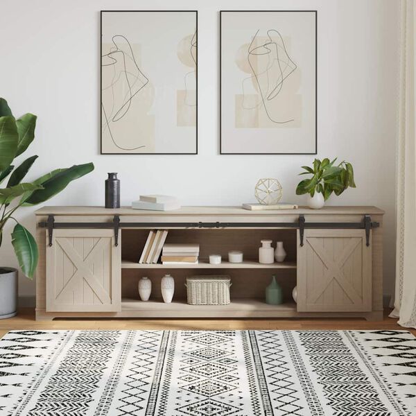 vidaXL Liukukaapin ovisarja 200 cm hiiliter&auml;s