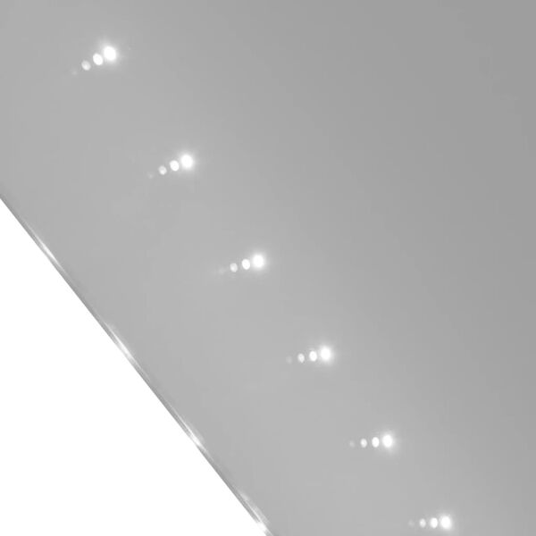 Kylpyhuoneen peili LED-valoilla 100 x 60 cm