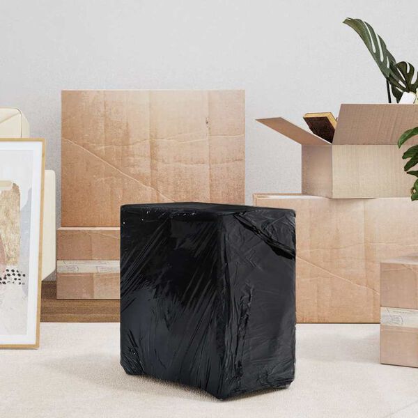 vidaXL Stretch Film 6 kpl Musta 23 &mu;m 50 cm x 150 m