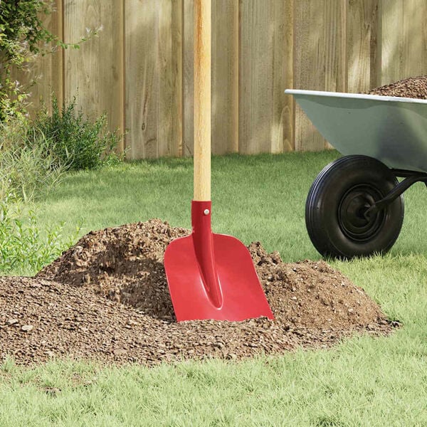 vidaXL Lapio P&auml;&auml; 4 pcs Punainen 32 x 24,5 cm Jauhemaalattu Ter&auml;s