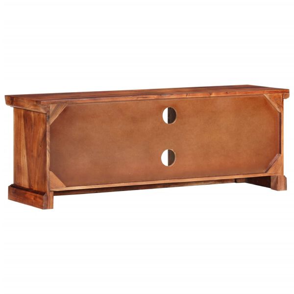 vidaXL TV-taso ovilla 112x30x40 cm täysi akasiapuu