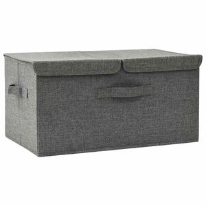 vidaXL S&auml;ilytyslaatikko kangas 50x30x25 cm antrasiitti